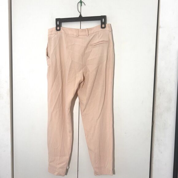 Sezane 2 Piece Pantsuit Women’s 40 Jacket Pants Blush Pink Crepe - Picture 8 of 16